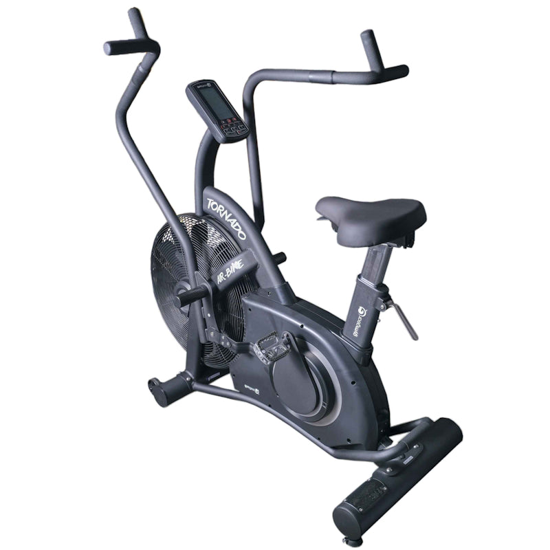 GymGear Tornado Airbike (Black Edition) - Heavy Duty Exercise Bike